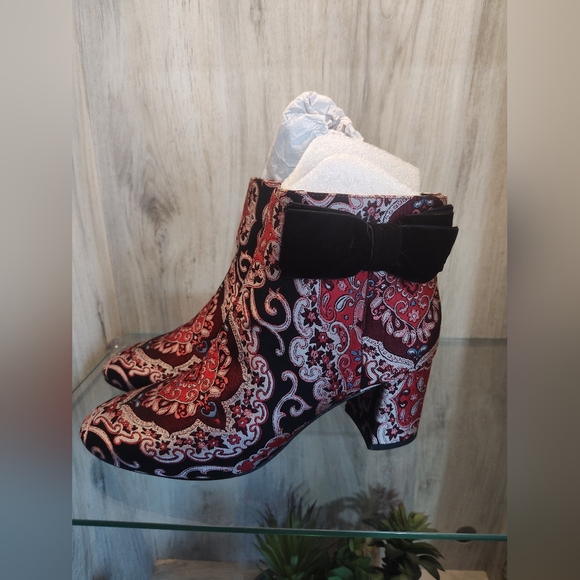 kate spade Shoes - Kate Spade New York BLACK BROCADE Women's Holly Mid-Calf Booties, US 8.5